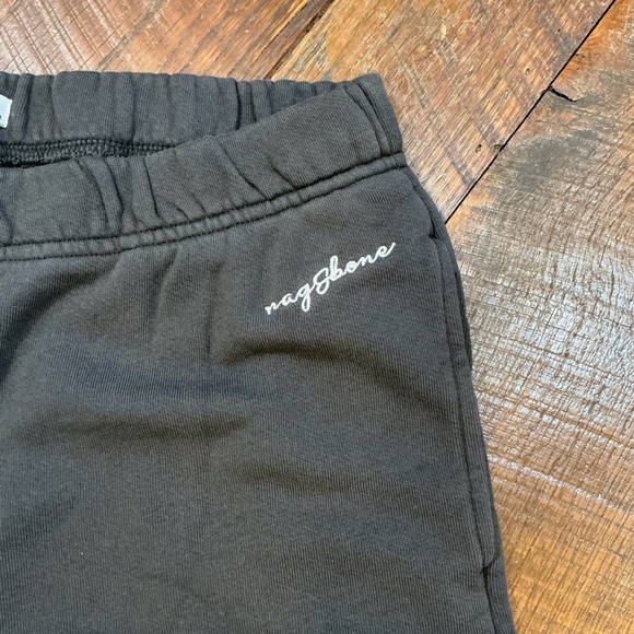 rag & bone Terri Wide Leg Sweatpants Black Women’s Medium - Picture 7 of 12